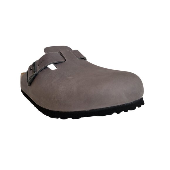 Birkenstock Other - Birkenstock Boston Leather Clogs in Grey Men's Size 45 EU 12-12.5 US Regular Fit